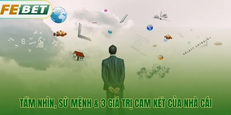 Tầm nhìn và sứ mệnh xây dựng từ ba giá trị cam kết