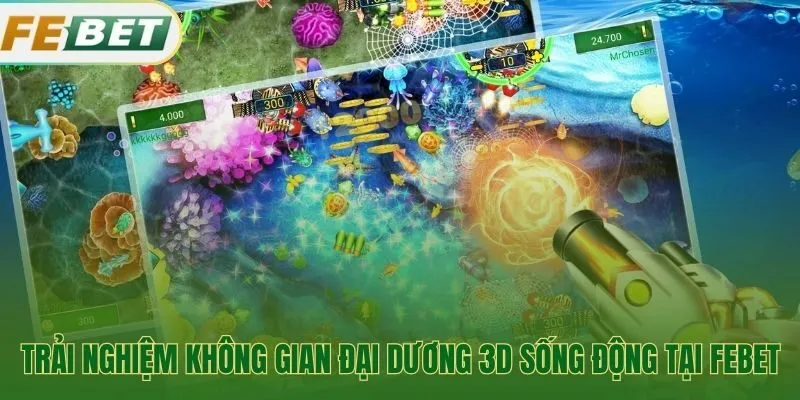 Đồ họa 3D tân tiến cho trải nghiệm săn cá chân thực